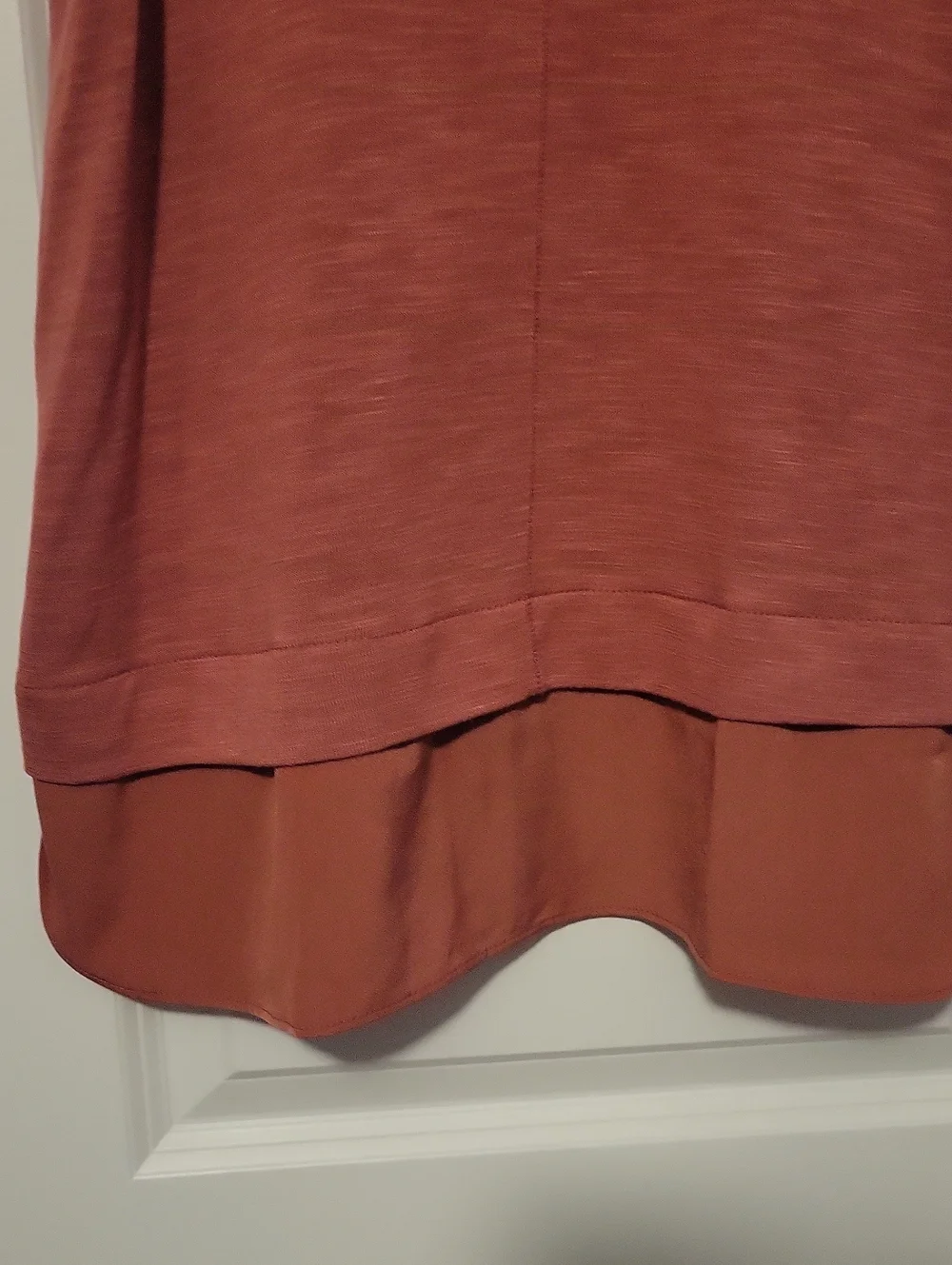 J. Crew Women's Dusty Rose Layered Tank